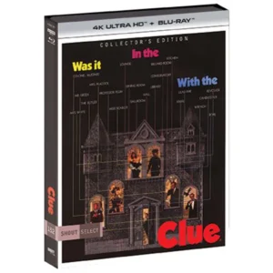 Clue slipcover Shout Factory 4K UHD Blu ray UK