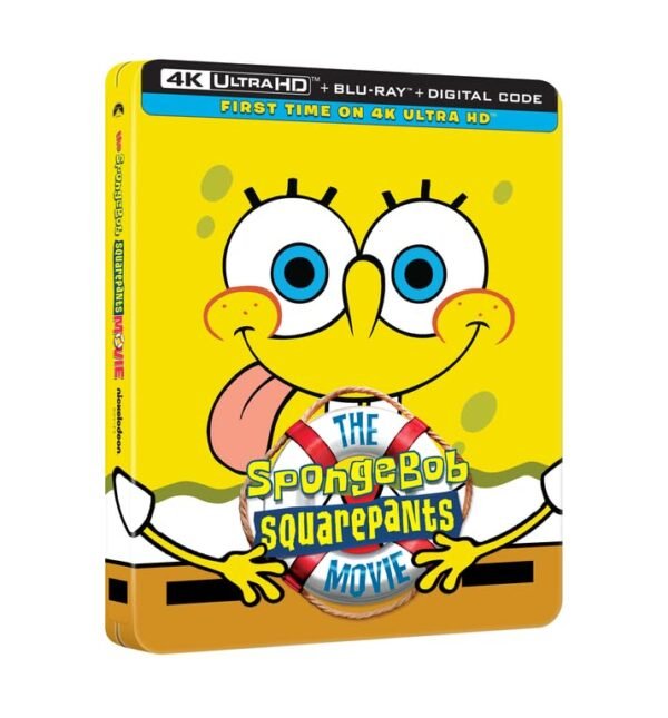 The SpongeBob SquarePants Movie Steelbook 4K UHD Blu-ray UK