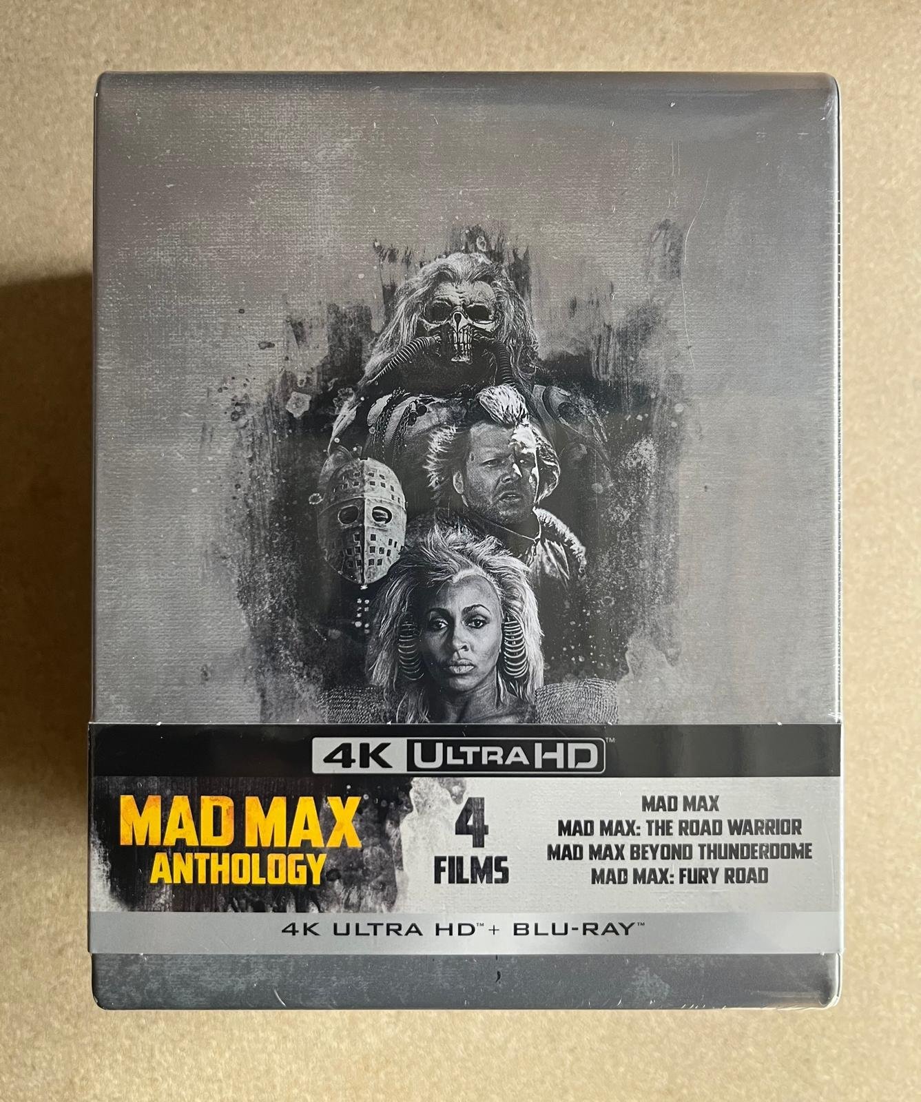 Mad Max buy 4 Films Anthology 4K Bluray Steelbook Collection (Italian Edition)