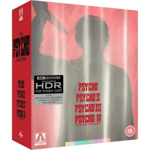 The Psycho Collection Arrow Video 4K UHD Blu-ray boxset