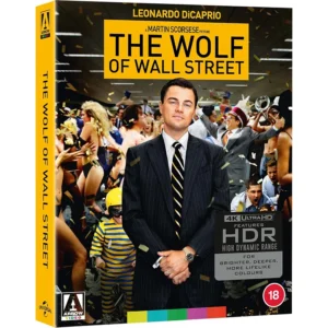 The Wolf of Wall Street Arrow Video 4K UHD Blu-ray