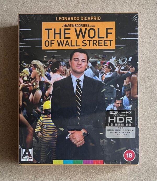 The Wolf of Wall Street Arrow Video 4K UHD Blu-ray