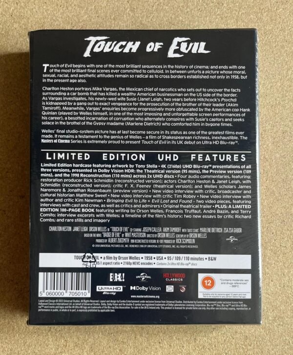 Touch of Evil Eureka 4K UHD blu-ray