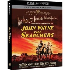 The Searchers Steelbook Warner 4K UHD blu-ray